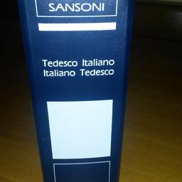 Vendo dizionario italiano tedesco Sansoni in eccellenti condizioni