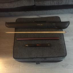 Cannon Viper 3 piece cue for sale.

Comes with carry bag but it does have a hole in the bottom.
