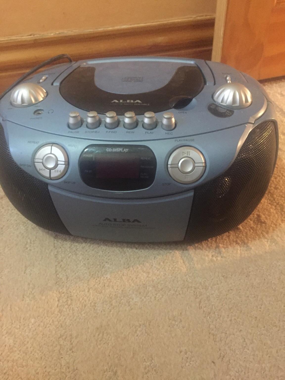 Alba cd and cassette player in HX1 Calderdale for £2.00 for sale Shpock