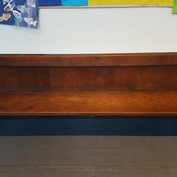 Wooden Church Bench
Length: 97.5 " Height: 29.5"

COLLECTION ONLY