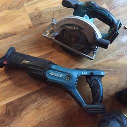 18v LXT circular saw(will need a new blade). 18 LXT reciprocating saw. Happy to post at cost . Price is for both