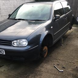 I’m selling my Golf gti as spares only.
The car has no wheels or seats.
It was supposed to be collected by a salvage company but it’s just sat rotting away.
The Engine works, it has 117k on the clock.
Clutch was changed about 90K.
New oil sil put on 12 months ago along with some other parts.
*******this car is NOT drivable*********
Too many problems to list hence why it’s being sold, and cosmetic damage.

I Will not break the car, so please don’t ask for parts from it.

Sensible offers