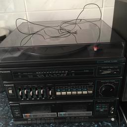 Panasonic record player with cd radio with speakers and a Gennexa CD player all fully working order  selling as I no longer have any records can be seen working collection ladybrook looking for offers nothing silly