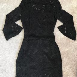 Wedding outfit bought but changed my mind dress is size 14 and black,Jessica wright lipsy bnwot and brand new bag. Will sell as bundle or separately. £25.00 for the dress and £5.00 for clutch bag.