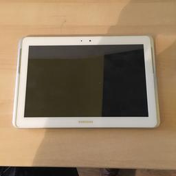 This Samsung tablet needs a charger, there is no box. Please make offers