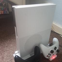 Im selling my xbox one s 4k 500 GB. I had it for a few months. It comes with cooling stand 2 joysticks one white and one black and 14 games incluning fifa 18 and assasins creed origins.