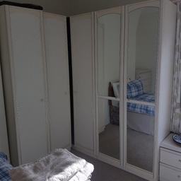 Wardrobes set must dismantle or collect as they are
