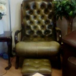 Lovely antique leather chair mint condition