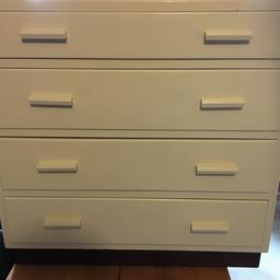Immaculate upcycled hard wood chest of drawers
4 drawers top one smaller
Wooden handles
H76 x W77 x D49cm
£45 Ono
Make me an offer as you may be surprised.
