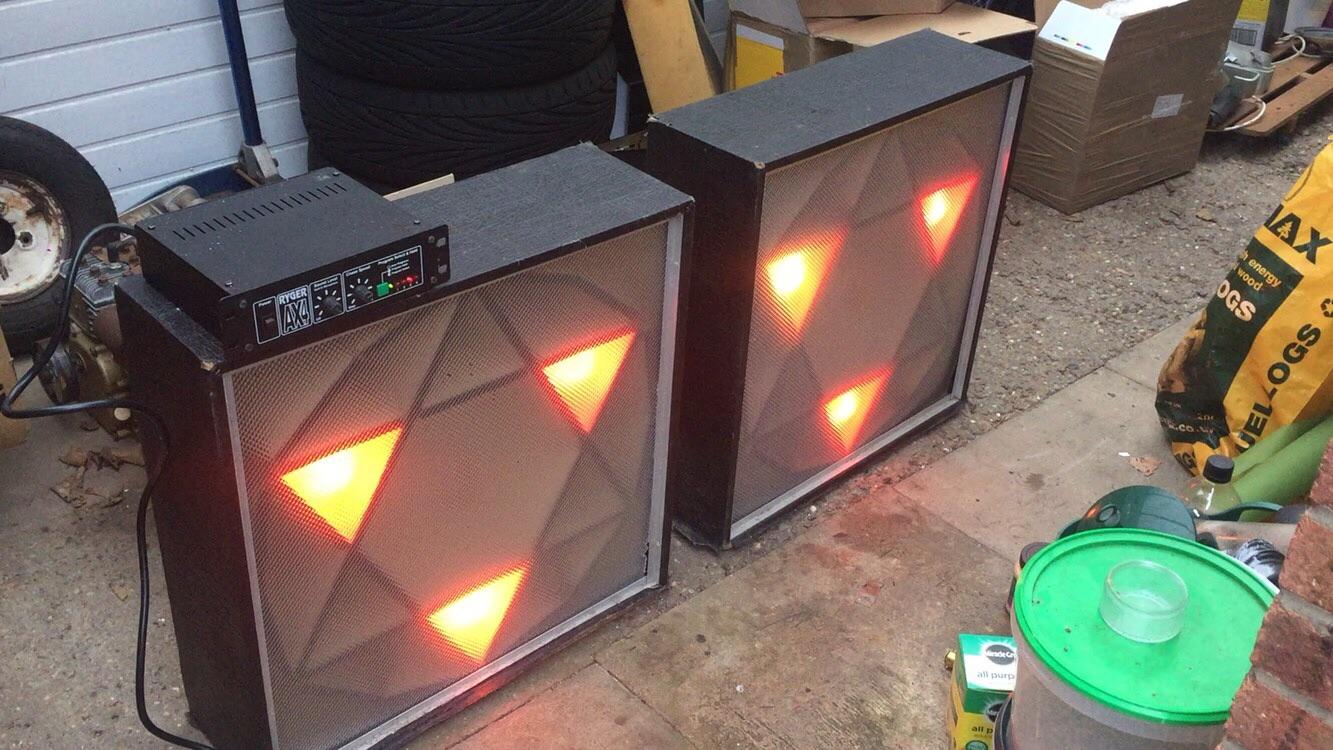 Vintage Retro Disco Light Boxes Fal In Cv Warwick For For Sale Shpock