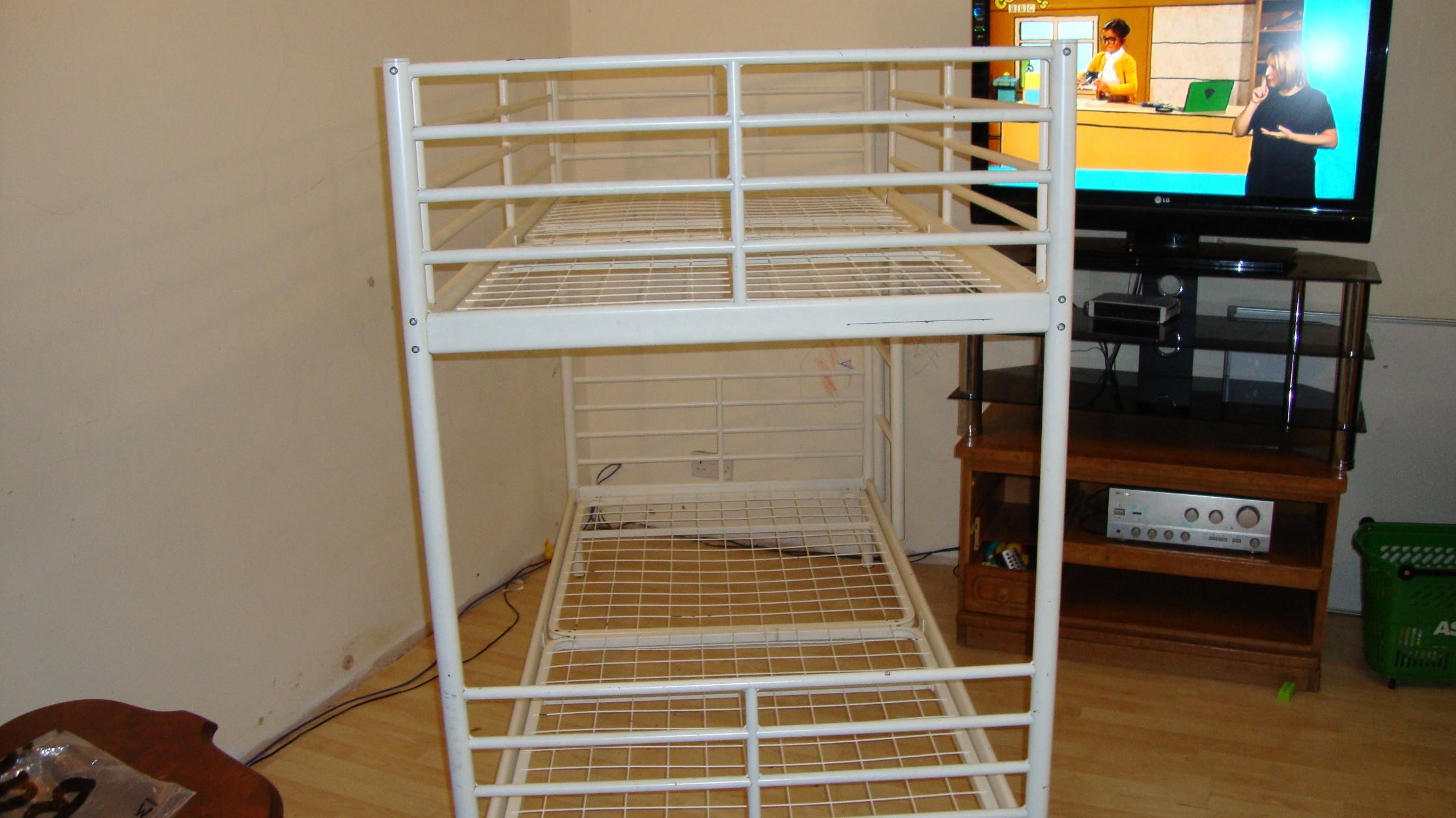 Ikea Tromso White Bunk Bed Frame with Origina in W13 London Borough of Ealing for £55.00 for