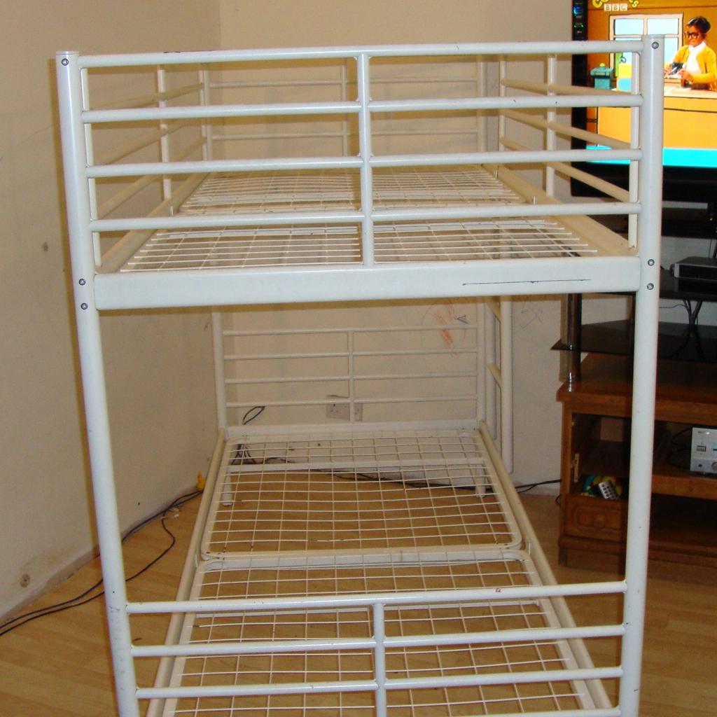 Ikea Tromso White Bunk Bed Frame with Origina in W13 London Borough of