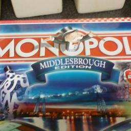 Unopened lmd edition monopoly game of Middlesbrough