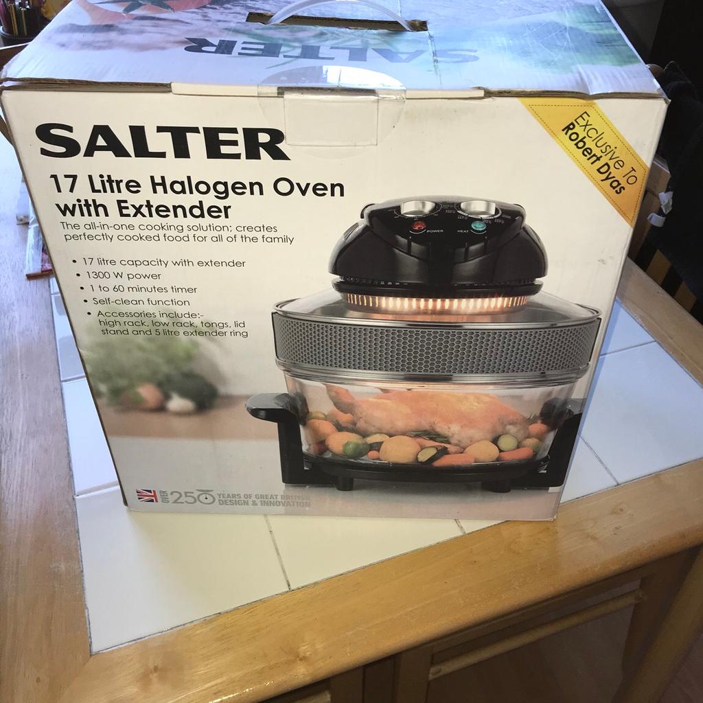 salter 17l halogen oven with extender