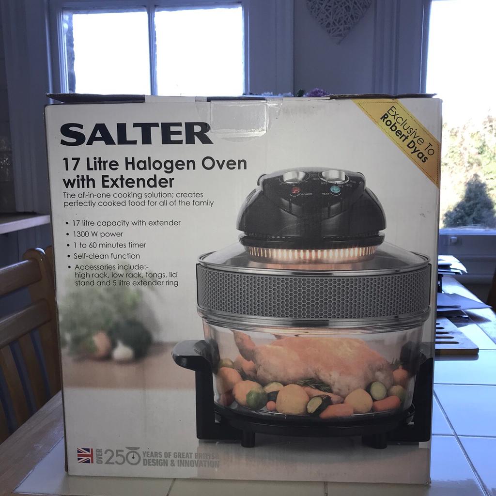 salter 17l halogen oven with extender