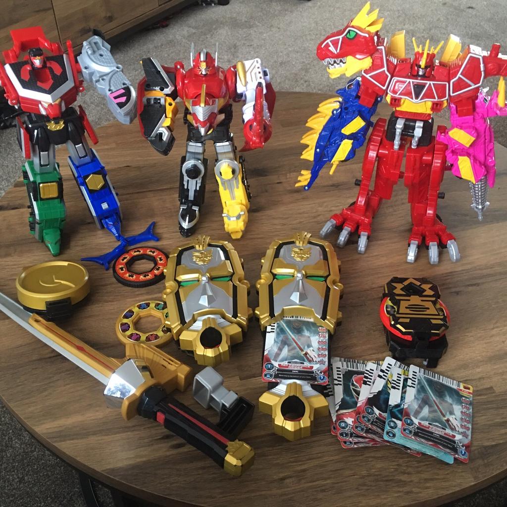 Power ranger megazords and other bits in L22 Ford for £35.00 for sale ...