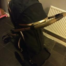 Pram and raincover great pram quick sale but fab prm sold buggy board so only want 40 for pram