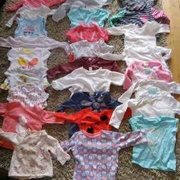 Lovely baby girl top bundle 3-12 months. All great condition, from smoke free pet free home.