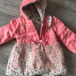 Never worn, lovely coat from little divas and dudes. 
I believe it’s age 3-4 
Collection lakeside, tamworth