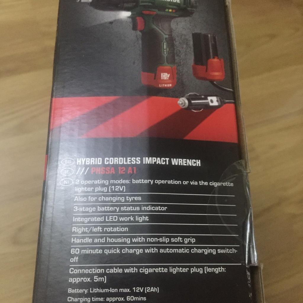 Parkside hybrid deals cordless impact wrench