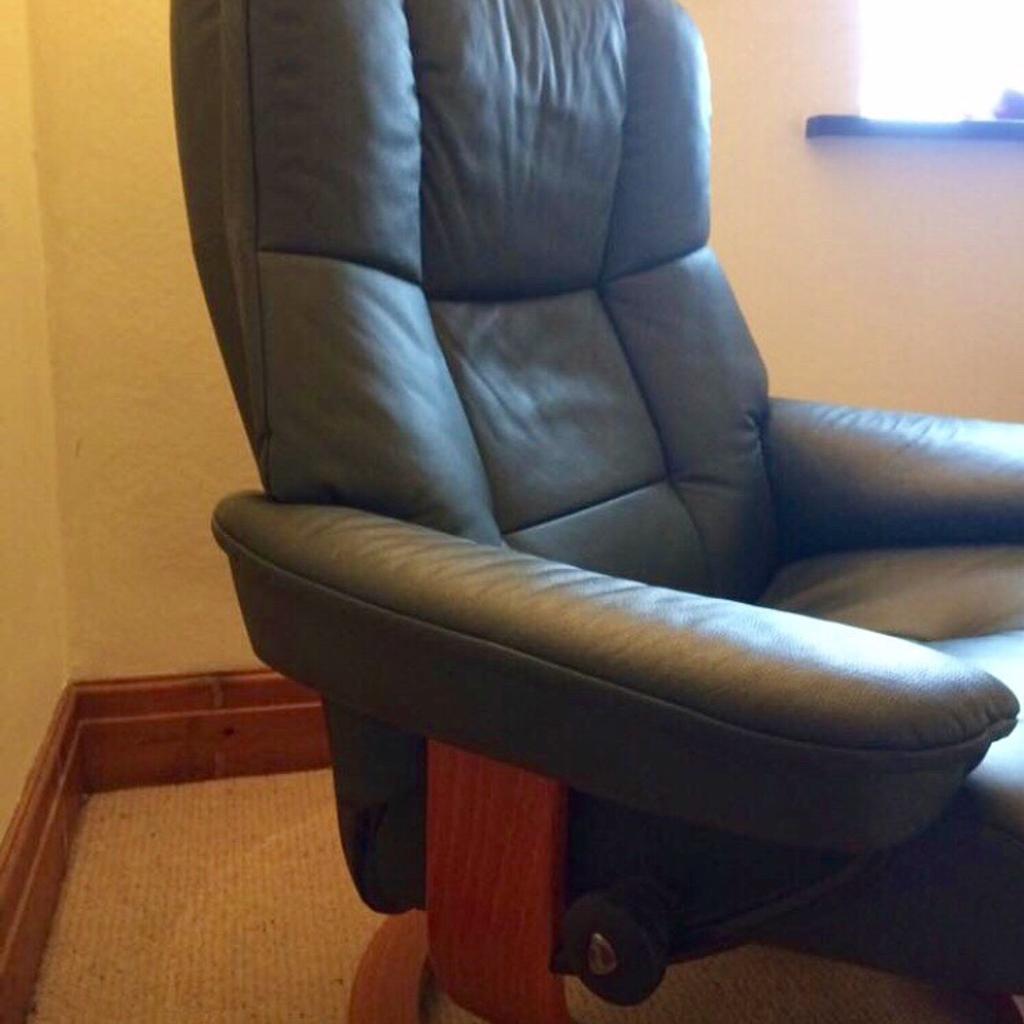 Ekornes Stressless Recliner Armchair & Footso in ST10 Staffordshire