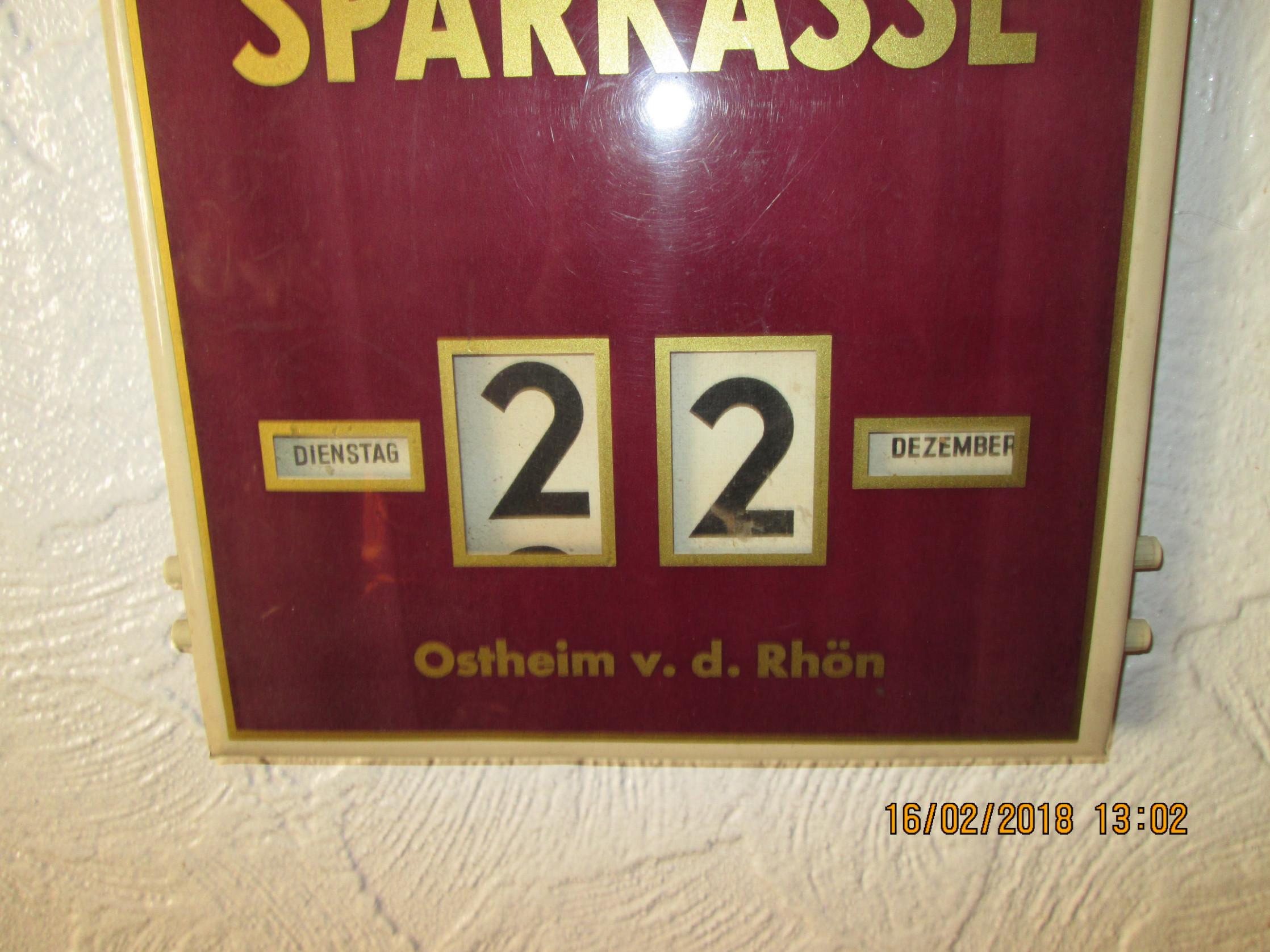 Alter Drehkalender..Ewiger Kalender,Sparkasse in 50389 Wesseling for €
