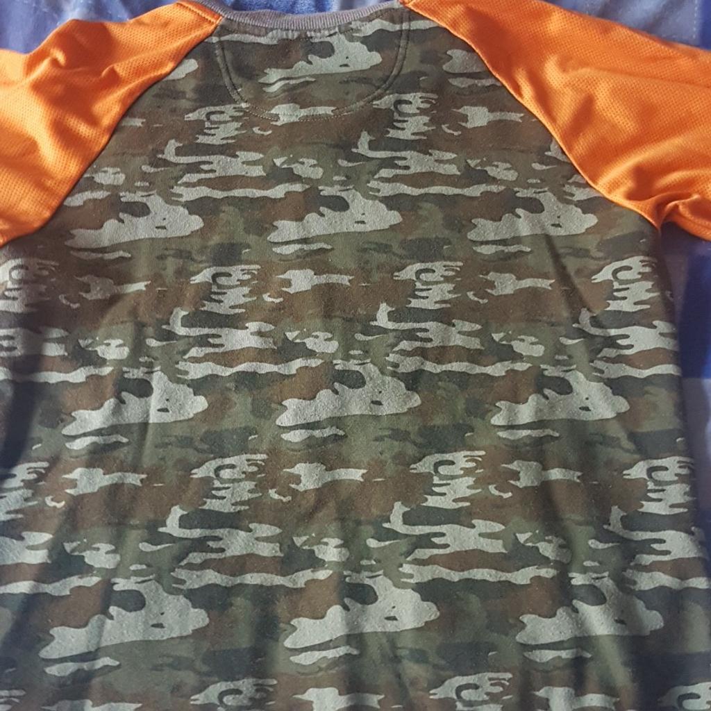 Orange army fatigue outlet jacket