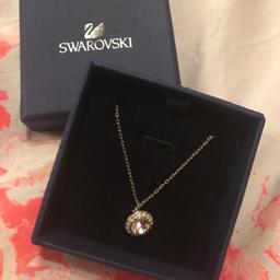 Lovely Rhodium necklace , brand new boxed necklace. Rrp £75 with the logo at the back .