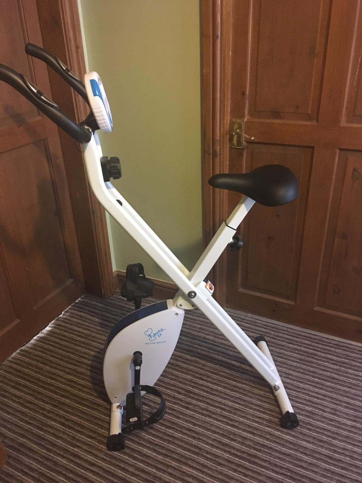 Davina McCall folding exercise bike in Wakefield for £35.00