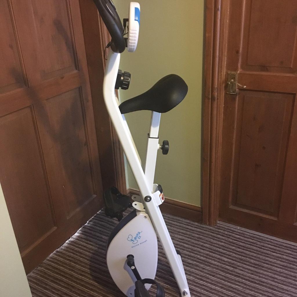 Davina mccall folding discount magnetic exercise bike