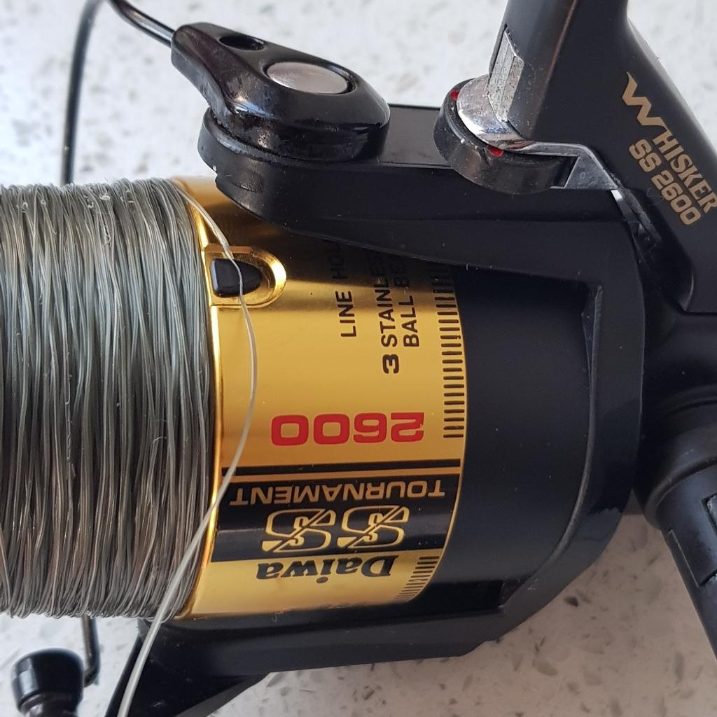 2 x Daiwa Tournament SS 2600 reels in SS2-Sea for £130.00 for sale