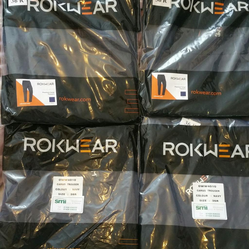 Rokwear combat cargo trousers navy 36 r new in ME13 Swale for