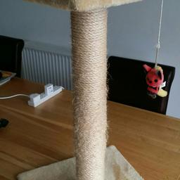 Large cat scratching  pole  in vgc