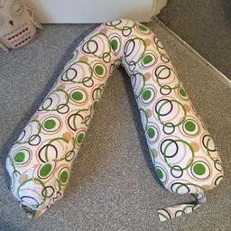 Hear is a lovely pregnancy pillow can also be used for keeping baby in one place when goes into cot. £10