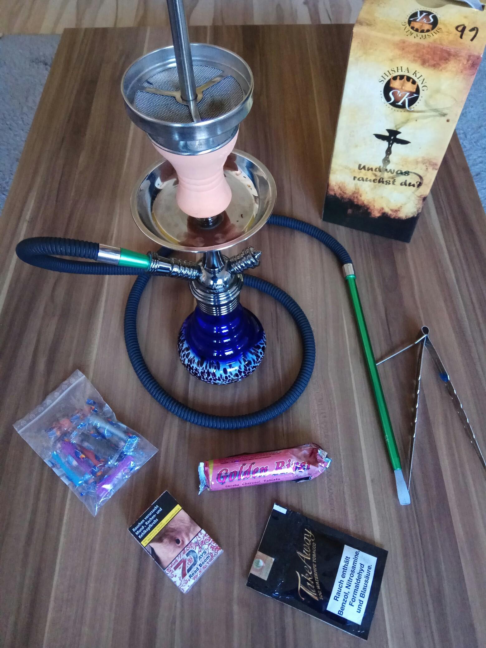 Shisha, Wasserpfeife, Hookah mit Zubehör in 48145 Münster für 30,00 ...
