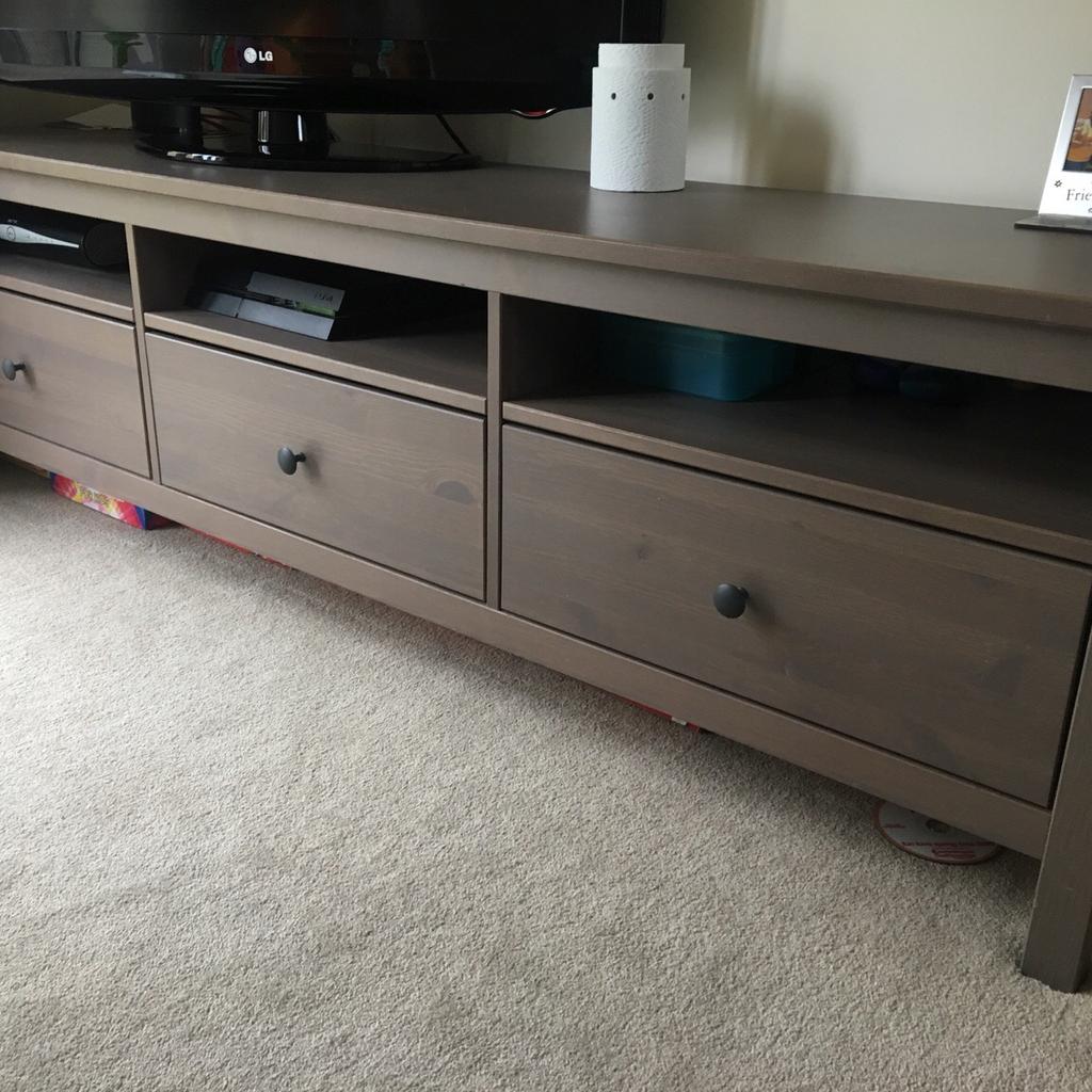Ikea Hemnes Grey Brown 3 Drawer TV Unit in RM15 Aveley für 65,00 £ zum
