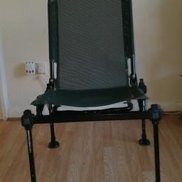 Green fold up korum fishing chair collection only selling due to having a new one
