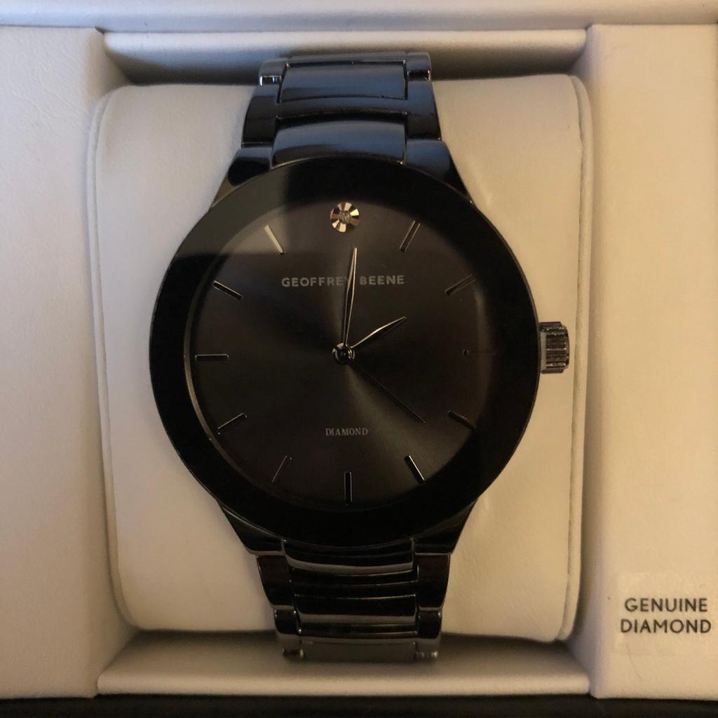 Geoffrey beene discount uhr black diamond