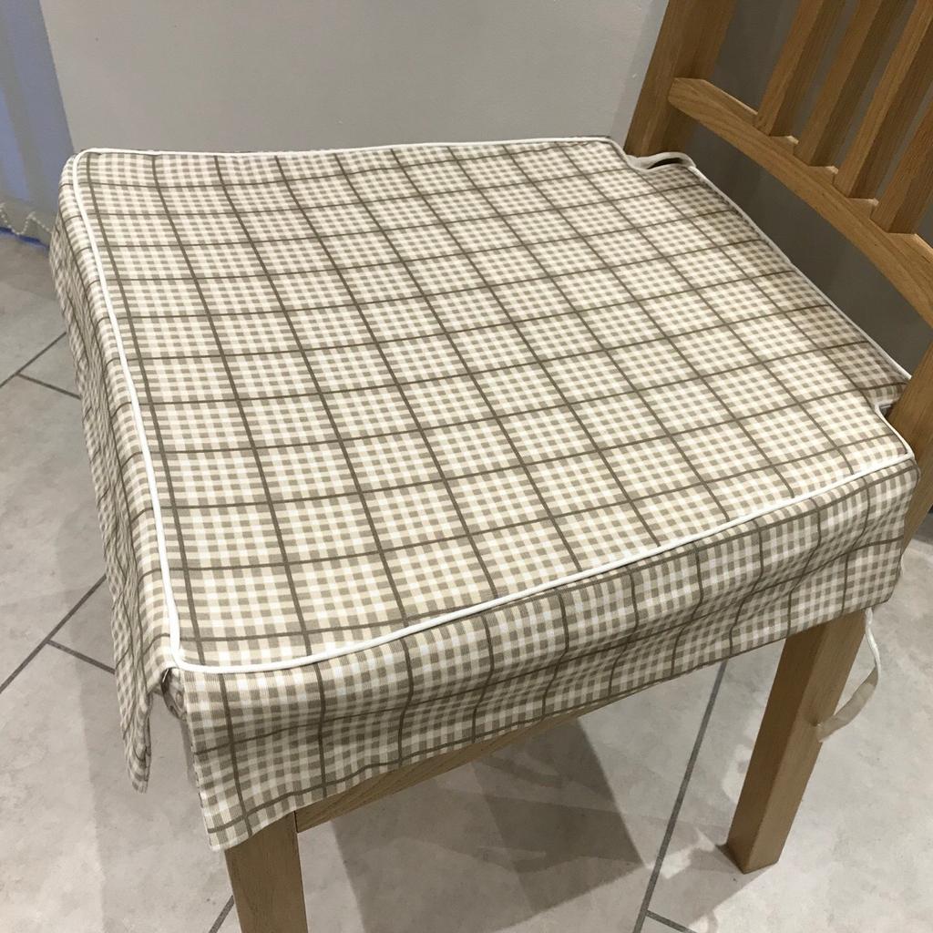 4 x Ikea Reversible Chair Pads Elsebet Covers in B91 Solihull for