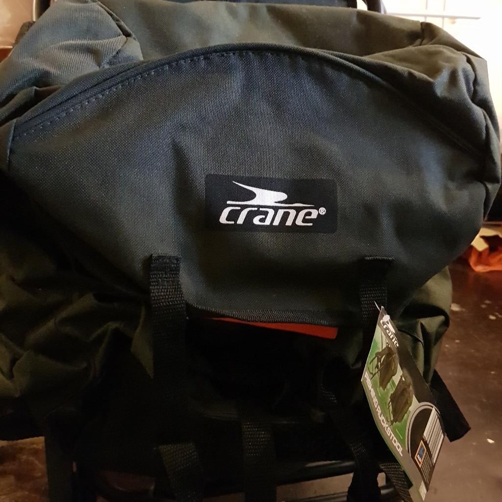 Crane Fishing Camping Rucksack/Ruckstool in SG6 Hertfordshire for £20. ...