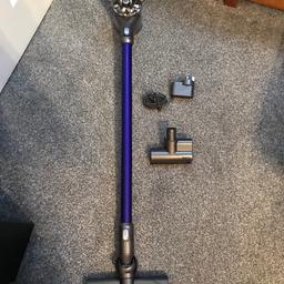 For sale is a fantastic condition Dyson dc59/v6 in very good condition this has just had a full new body and battery and new bin new dyson charger so it’s in new condition the other bits are in used but good condition comes with what you see in the picture all brilliant working condition anyone is welcome to come and look thanks