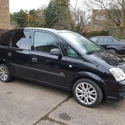 2007 Vauxhall Meriva
Mileage 131000 mainly motorway.
Part Service History
Great runner.
MOT Till January 2019

Body needs a bit of TLC but doesn't affect drive.
Black rear tinted windows.
CD player
Central locking
Alloy wheels
Front electric windows

Open to sensible offers!

Thanks for looking.