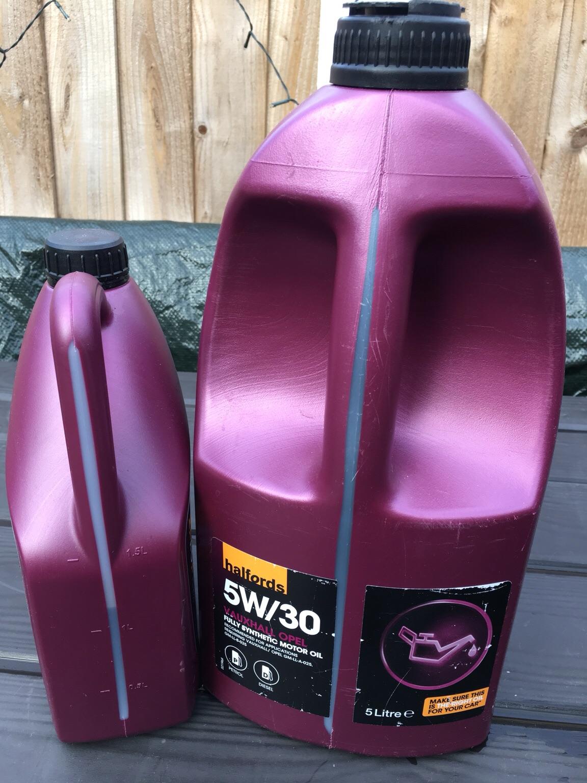 Halfords 5w/30 oil in Ashfield for £15.00 for sale Shpock