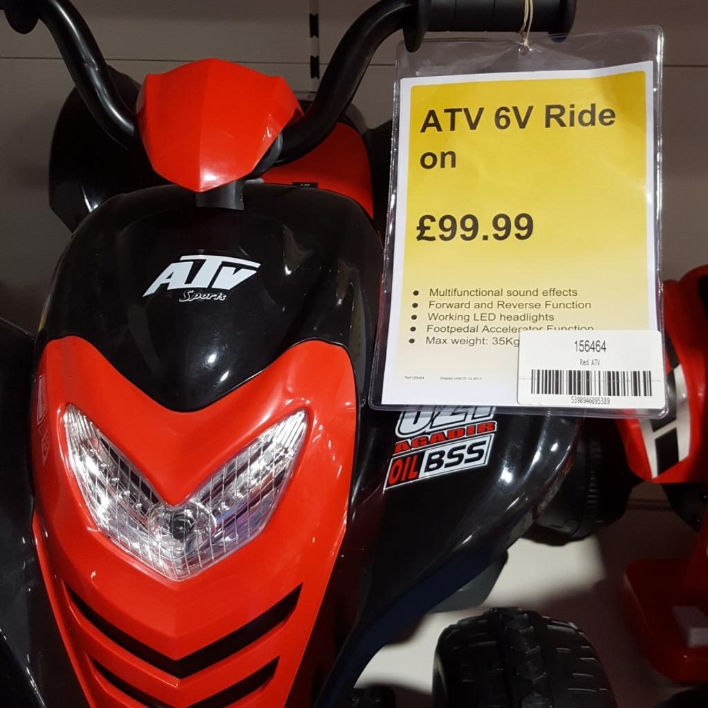 Childrens Geoby 6v ride on bike ATV in L12 Liverpool for 30.00 for sale Shpock
