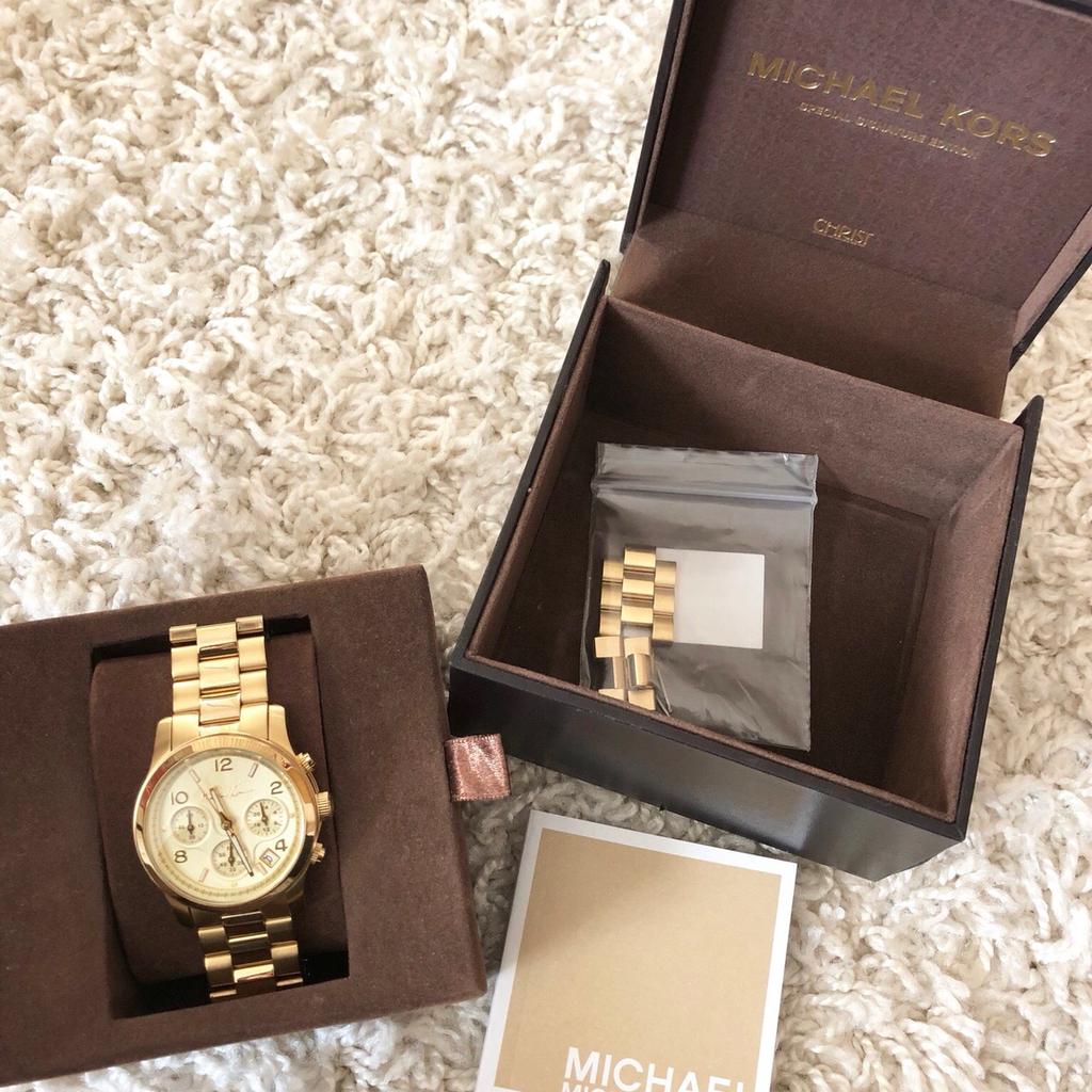 Michael Kors Damenuhr Gold Limited Edition in 34308 Bad Emstal