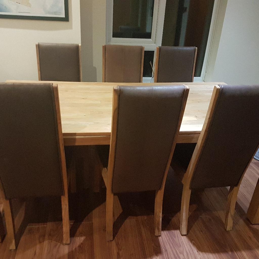 John Lewis Batamba Table and Six Chairs in SL6 Highway for 400.00