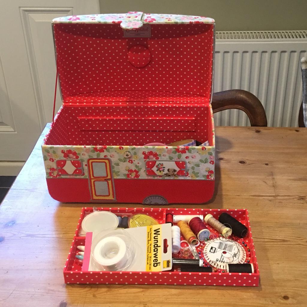 Cath Kidston Sewing Box Case With Contents in GL20 Tewkesbury for £35. ...