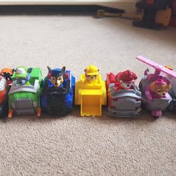 Good condition. Full set of paw patrol cars. Collection only please