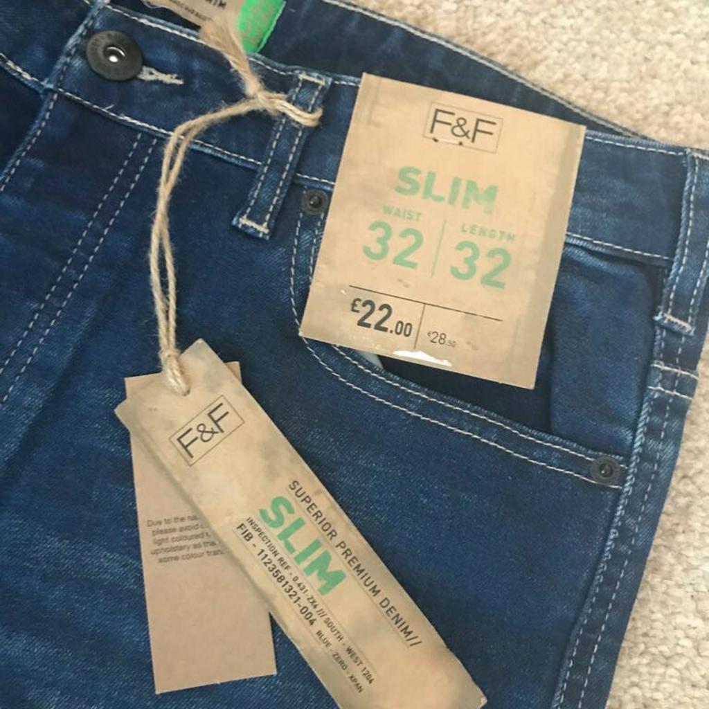 Tesco F&F Slim Mens Jeans in B23 Birmingham für £ 8,00 zum Verkauf
