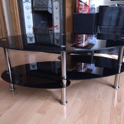 Black glass coffee table
Almost brand new
Price negotiable